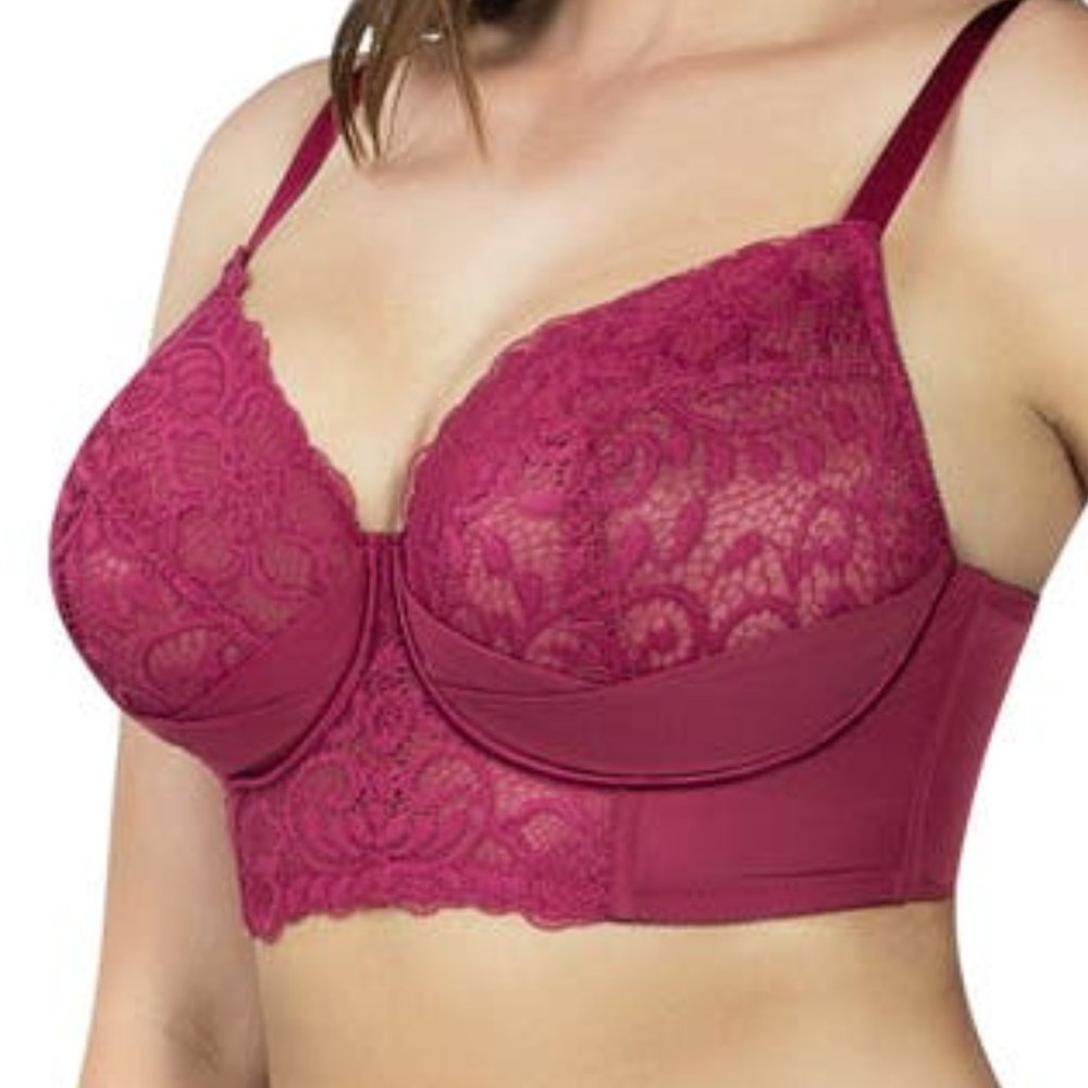 Parfait Cora Unlined Longline Lace Bra 44G
